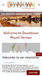 Mobile Screenshot of mountvernondowntown.org
