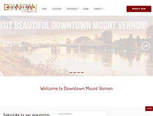Tablet Screenshot of mountvernondowntown.org